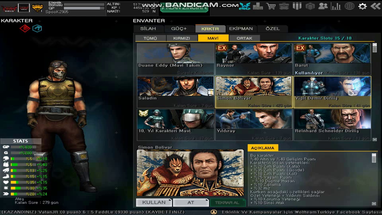 Wolfteam Yeni doğan efsane - Envanter ilk tanıtım Envanter videosu - SpooK2905