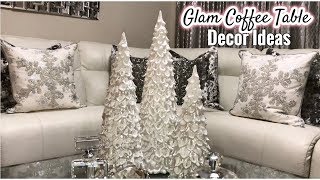 Winter Coffee Table Decor Ideas | Glam Living Room Home Decor Hi everyone thank you for watching! I hope you enjoyed today