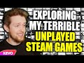 Exploring my terrible unplayed steam games