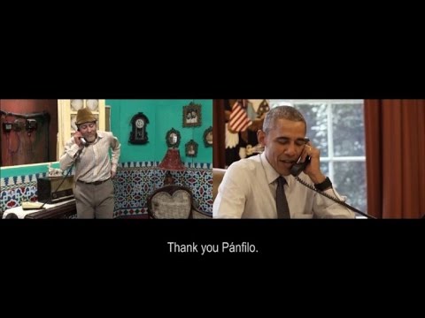 Que bola Obama swaps jokes with Cuban comedian