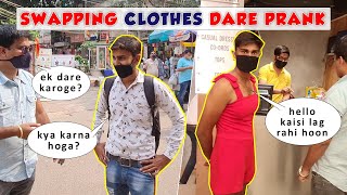 Raja bana rani swapping clothes public dare prank | Prank Video India | Sandeep Goel