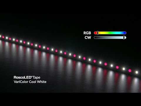 RoscoLED Tape VariColor - Cool White Color Range