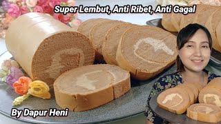 Tips for Success, Easy, and Fast Making Baked Roll Cake, Super Soft, and Fine Pores