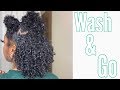 Wash & Go Routine on Short (post big chop) Natural 3c/4a Hair