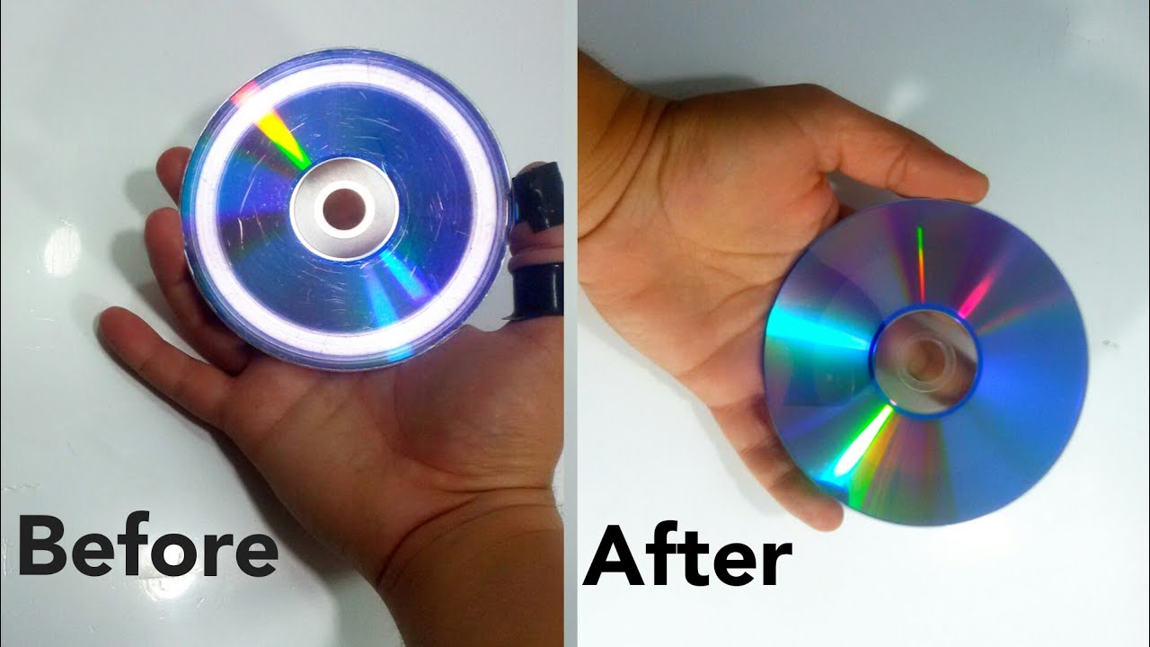 Fix a scratched disc for cheap! (Not using toothpaste! CD/DVD only