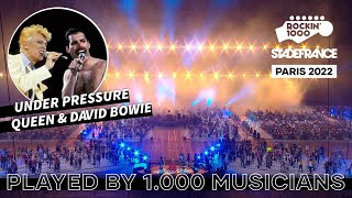 Under Pressure, Queen &amp; David Bowie played by 1.000 musicians | Paris 2022