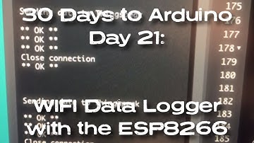 Arduino + ESP8266 Data Logger Using ESP8266-01 AT Commands