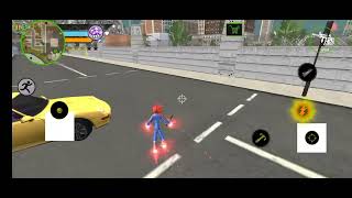 Robot Bike Stickman Rope Hero - Boom Watch! screenshot 2