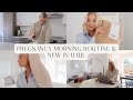 Pregnancy morning routine & new in COS and Bumpsuit