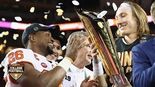 Clemson receives the CFP National Championship Trophy | College Football