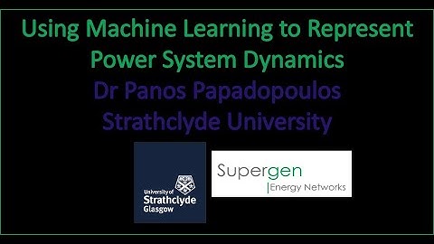 Using Machine Learning to Represent Power System Dynamics