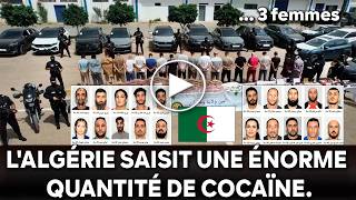 Algérie Oran  Saisie de 228 kg de cocaïne et arrestation de 20 personnes, dont 3 femmes