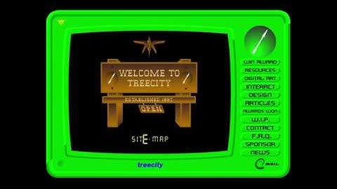 Treecity flash website in 1997