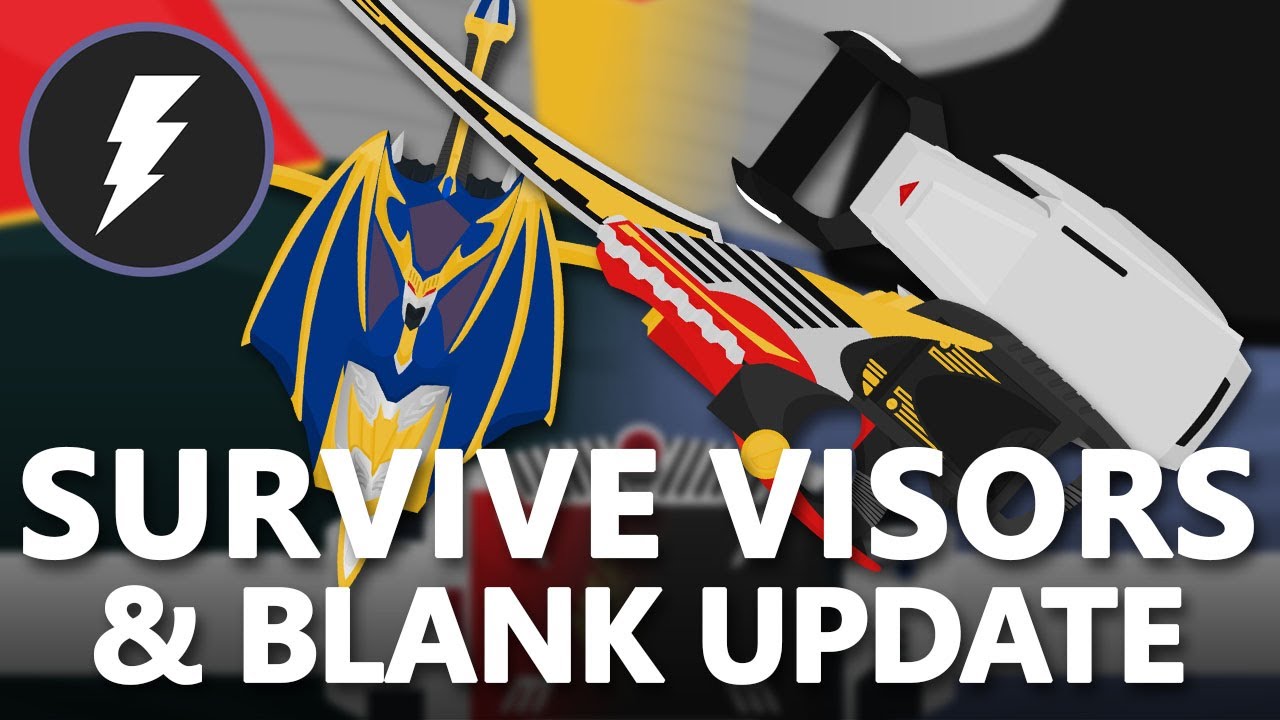 Kamen Rider Ryuki Flash Belt: Survive Visors & Blank Update