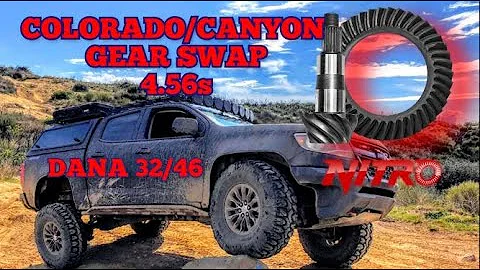 COLORADO and CANYON Regear swapping the stock 3.42 to 4.56 gears