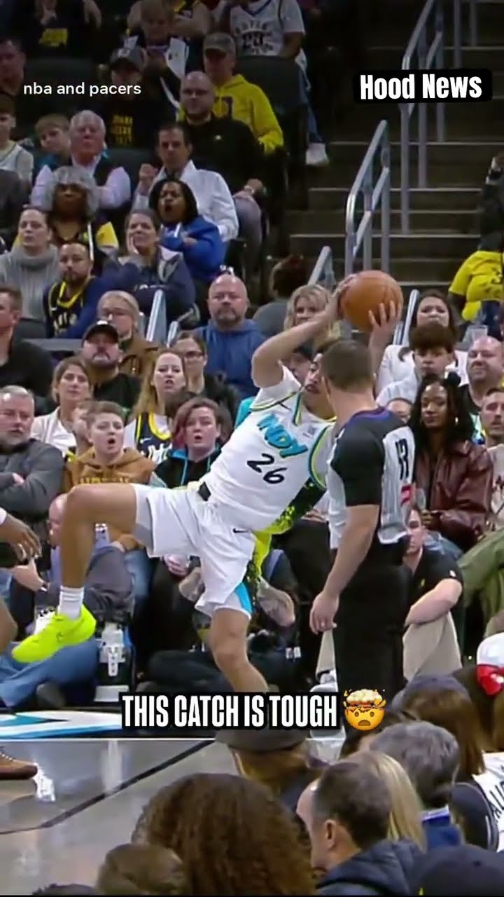 This catch is tough #hoodnews #BenSheppard #indianapacers #basketball #omg #how #wow #vertical #wtf