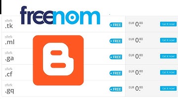 Blogger With Freenom Free Domains (.tk,.cf,.ml,.ga,)  ربط بلوجر بدومين مجاني