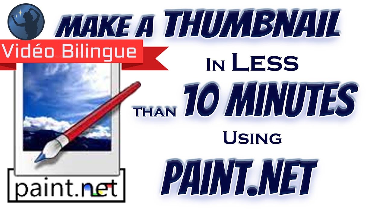 Photo Editing | How to Make a thumbnail using "Paint.net" in less than 10 minutes