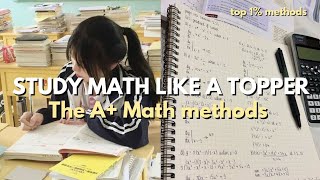How to Study Math for A+ | Best Math Study Methods That Actually Work