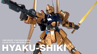 Gunpla Custom Build｜HG 1/144 MSN-100 HYAKU-SHIKI - YouTube