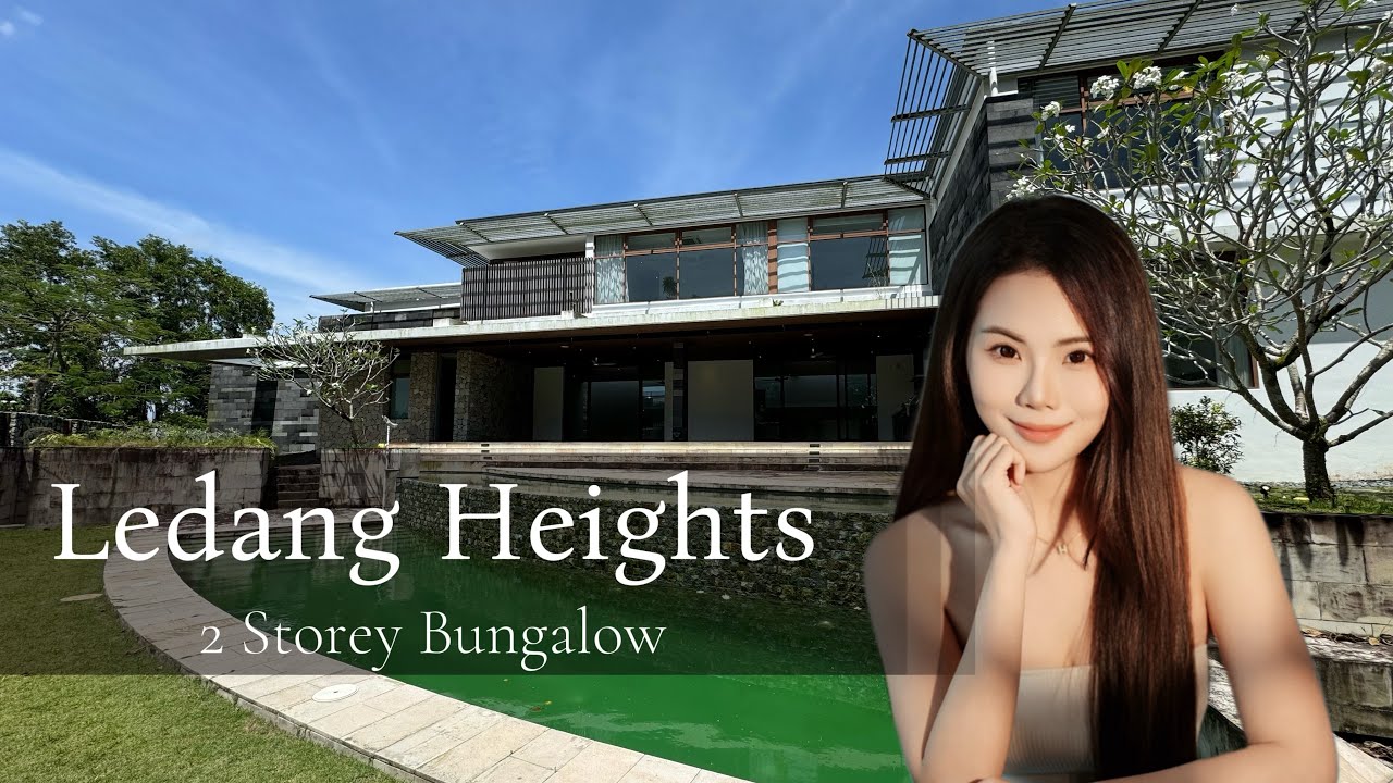 【JB Property🏡新山地产】LEDANG HEIGHTS 两层楼BUNGALOW😎 超特别泳池➕BBQ AREA➕SAUNA⛱️满满度假风STYLE