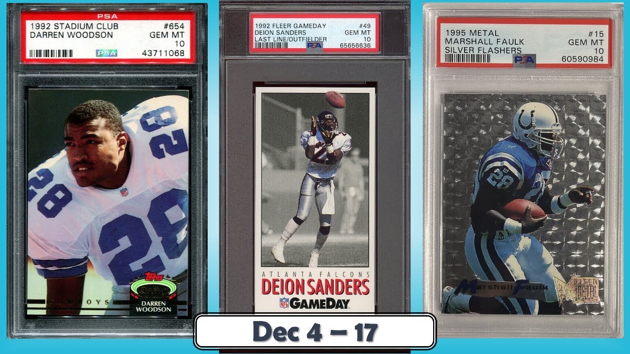 TOP 15 Highest Selling Football Cards from the Junk Wax Era on eBay