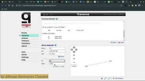 Traversing with Q COGO