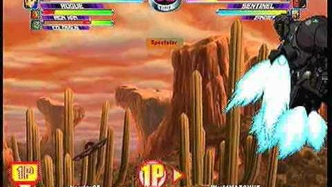 MvC2 Online (360): Major Barclay (Rog/IM/Col) vs WorldMATCHUE (IM/Sent/Gief) 1 .:7.12.11:.