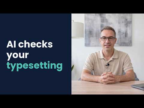 Check your typesetting with AI – every line in InDesign (Advertisement)