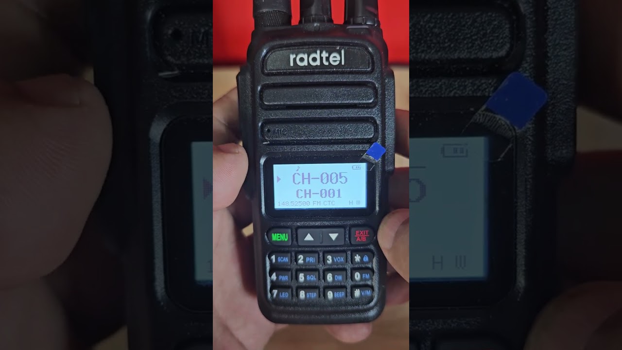 วิธีลบข่อง Delete Radtel RT830