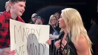 Celebrity Marry Me Mandy Rose. || fan proposed || Wealth