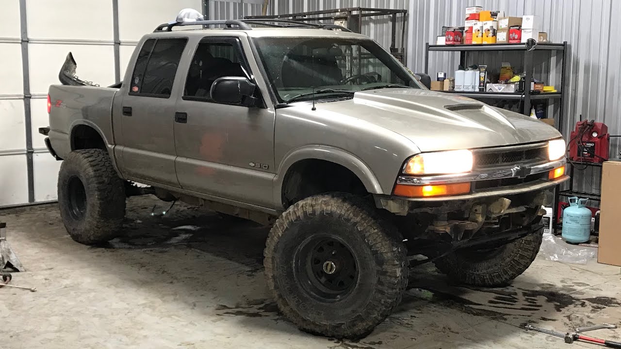 2003 Crew Cab Chevy s10 SAS (solid axle swap) 4BT swap and installed