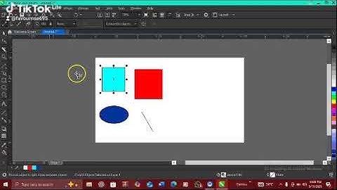 Tutorial on crop, knife, virtual segment delete and eraser tool in corel draw.