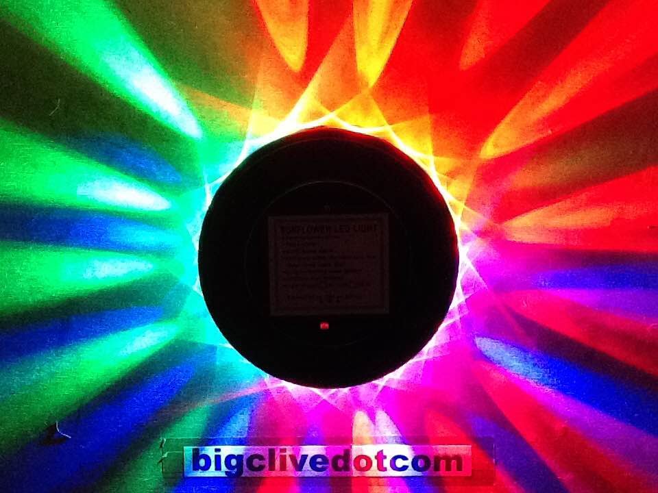 Inside two tornado party/disco lights.