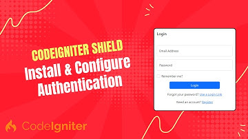 Codeigniter Shield: Install and Configure, Authentication #codeigniter4