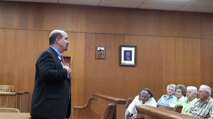 Candidate Jeff Weems visits Karnes County - August...