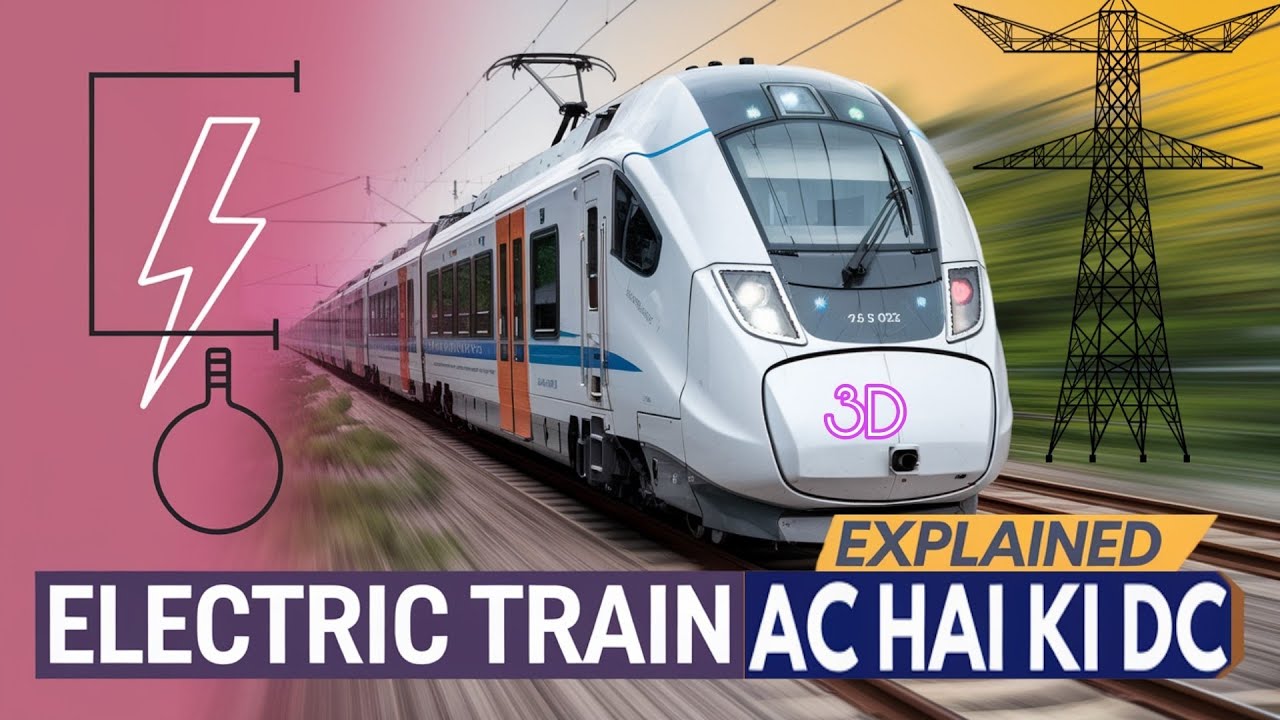How To Work Electric Train in हिन्दी |Electric Train AC Hai Kam Karta Hai Ki DC