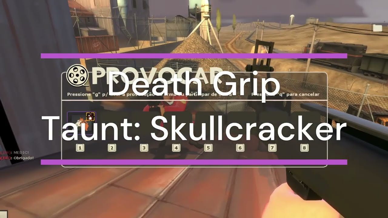 Unusual Death Grip - Taunt Skullcracker - Tf2