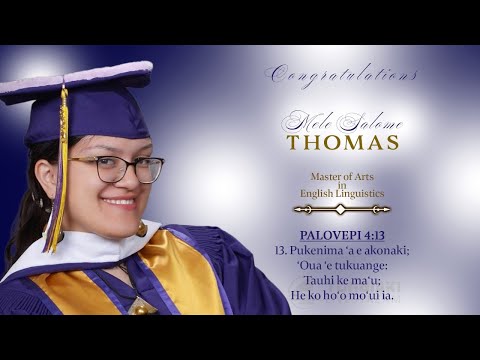 Congratulations MELE SALOME THOMAS