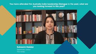 What is Diplomatic Editor of The Hindu, Suhasini Haidar, looking forward to for the 2023 AILD?