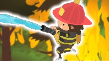 I Became A FIREFIGHTER In The New Sneaky Sasquatch Update!