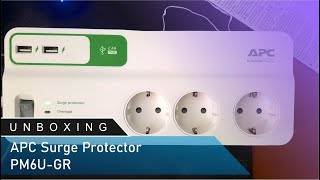 Just Unboxing - Surge Protector - APC PM6U-GR With USB Charger Output