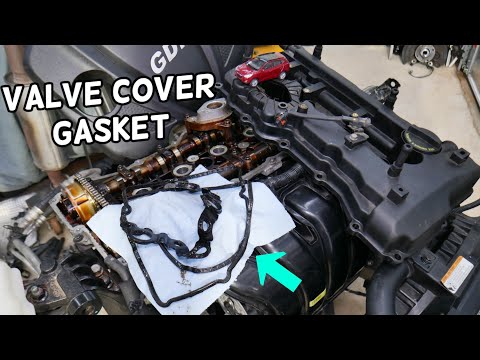 HYUNDAI TUCSON VALVE COVER GASKET REPLACEMENT, VALVE COVER LEAKING OIL