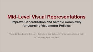 Celebrity Mid-Level Visual Representations Improve Generalization and Sample Efficiency Wealth