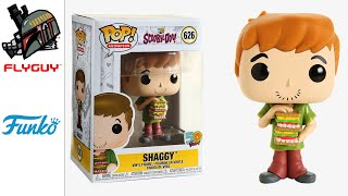 Funko Pop Animation Scooby Doo- Shaggy With Sandwich Toy Action Figure Review By Flyguy