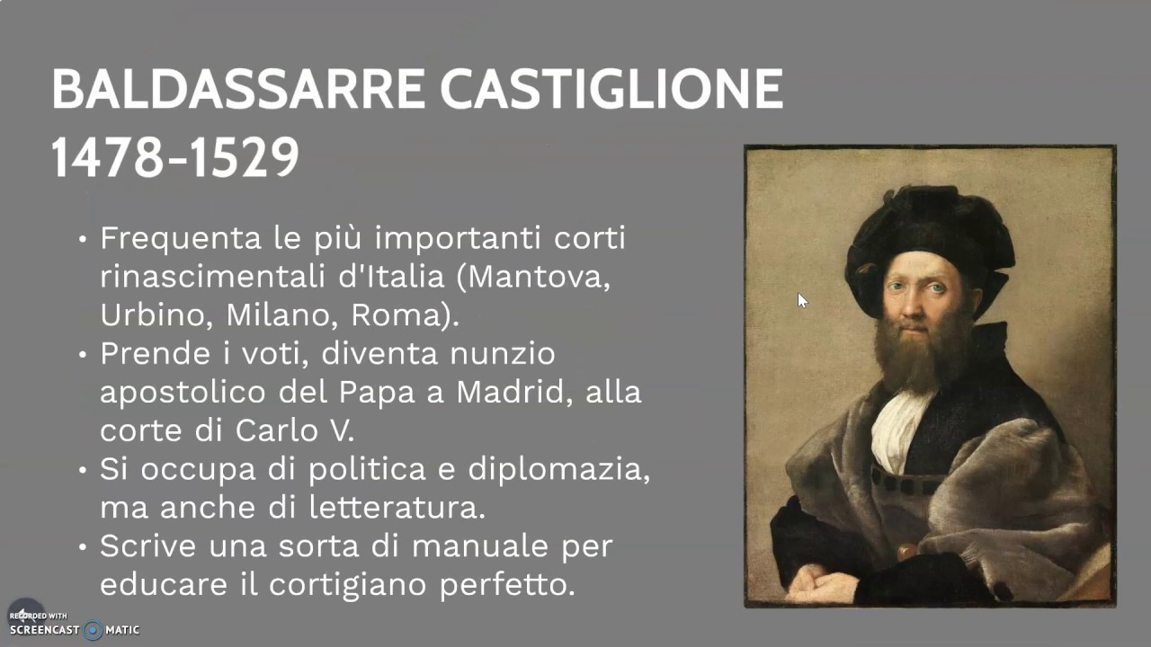 Letteratura: Baldassarre Castiglione