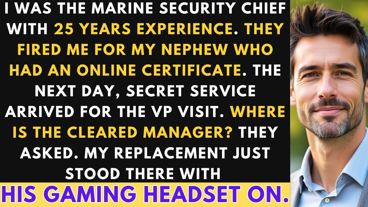 Они уволили морского пехотинца с допуском к совершенно секретной информации. Визит вице-президент...