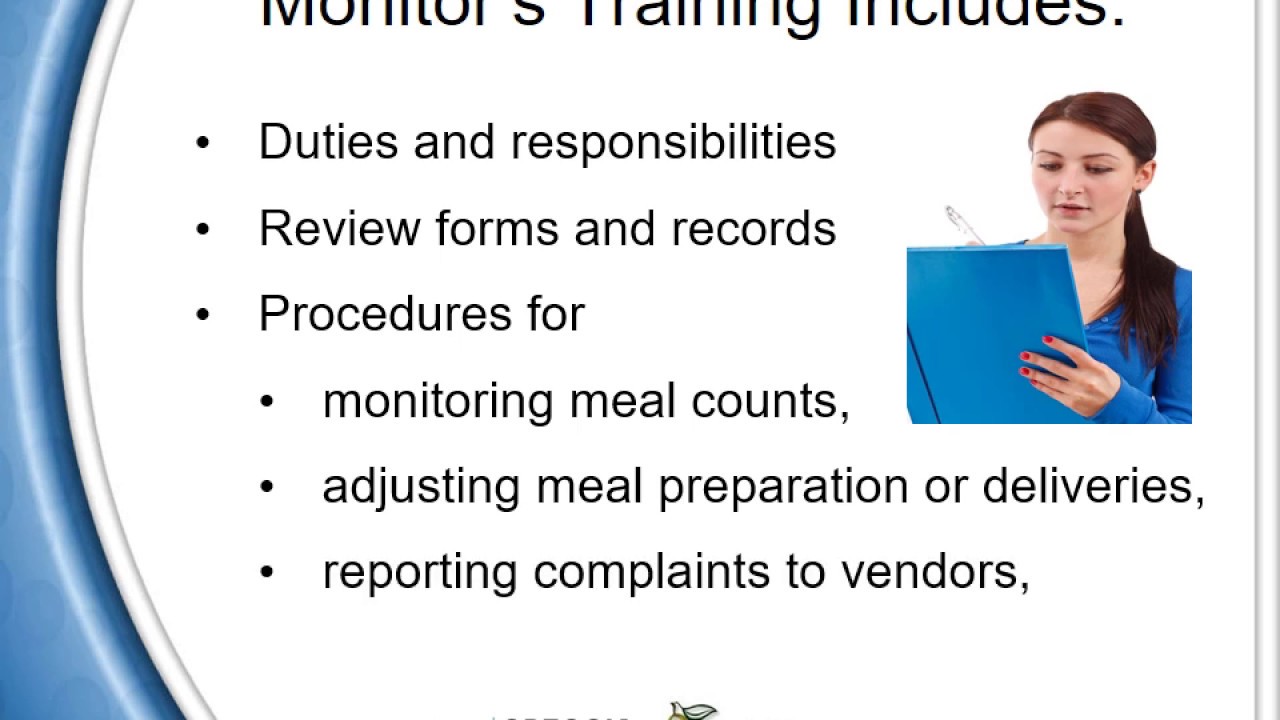 SFSP Monitor's Training YouTube