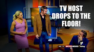 TV Host Drops to the Floor After Seeing Picture of Magician&#39;s Baby! | Charlotte Magician Bryan Saint