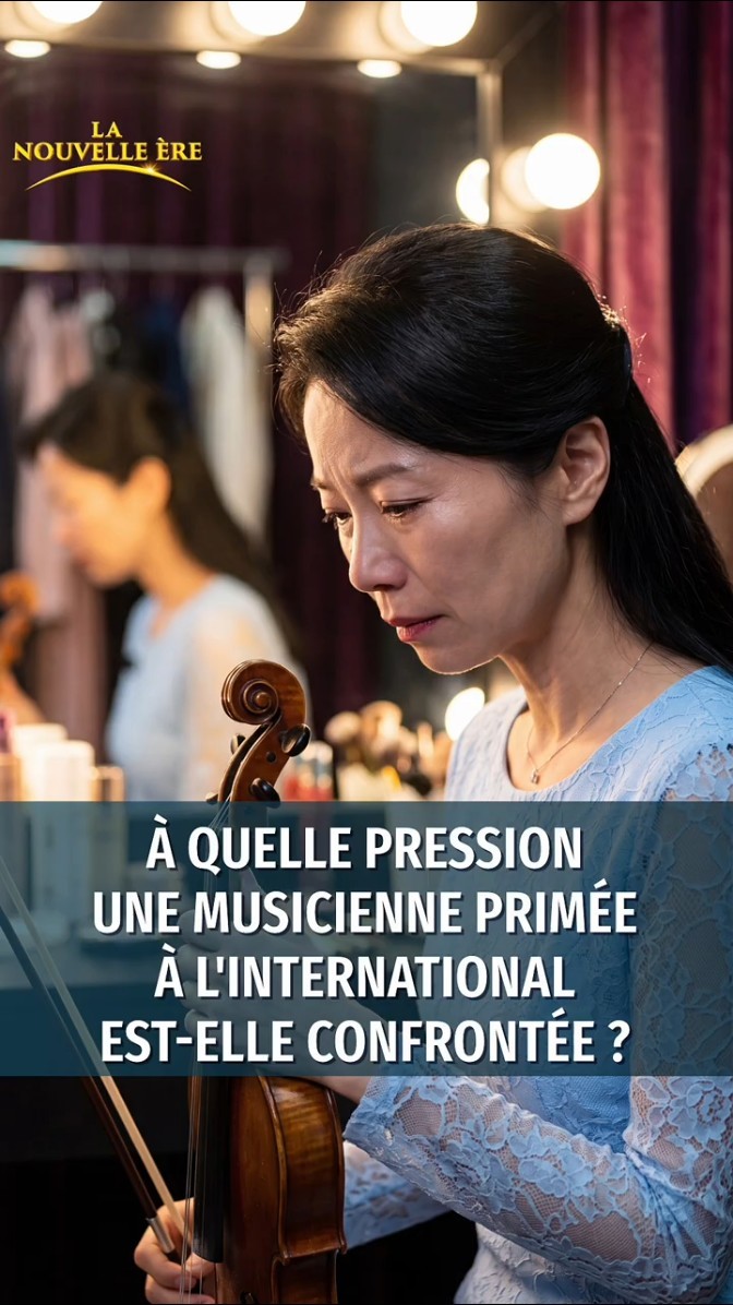À quelle pression une musicienne primée à l'international est-elle confrontée ?